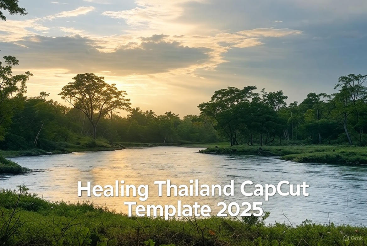 healing thailand capcut template